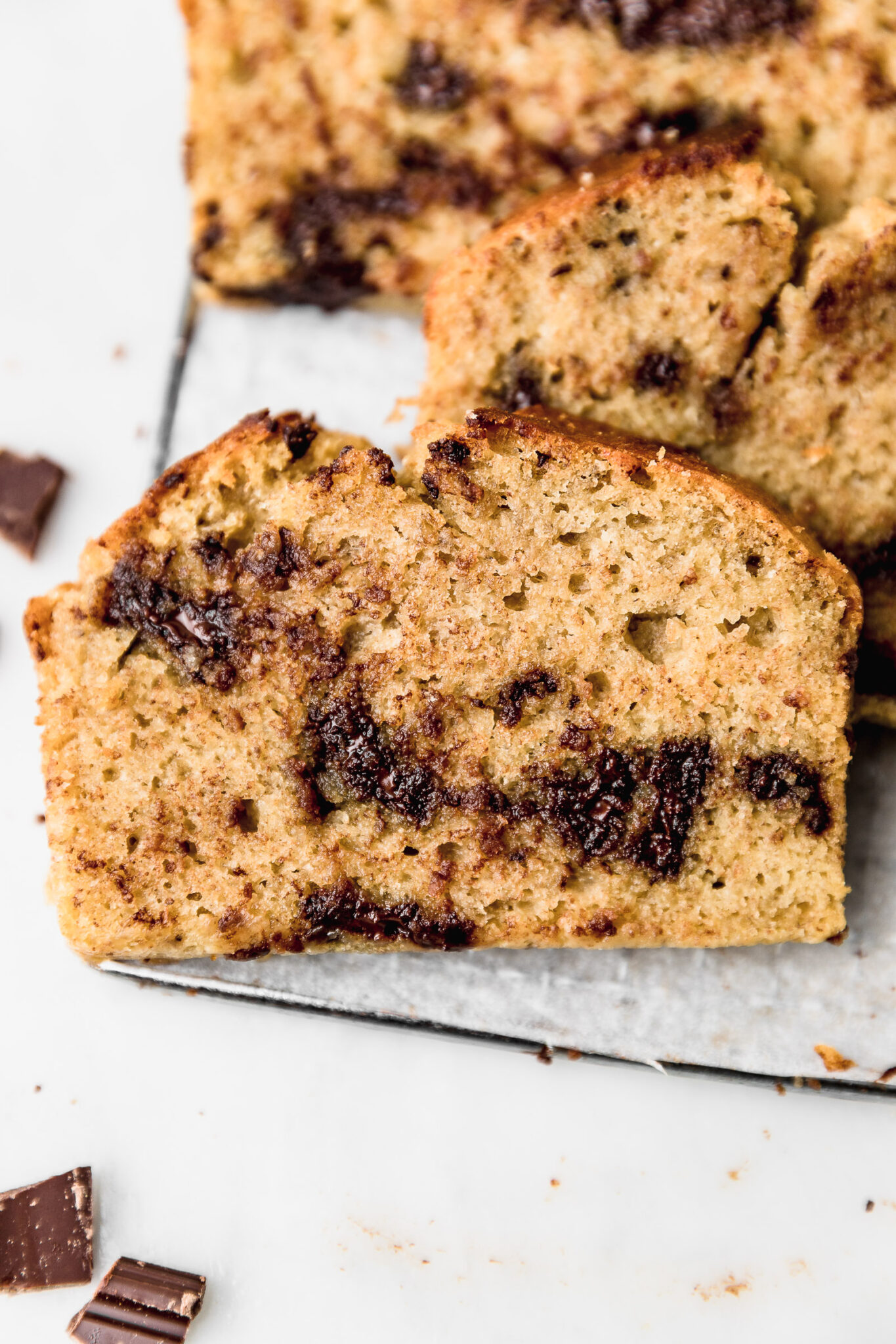 Sourdough Discard Banana Bread with chocolate Cravings Journal