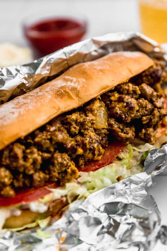 Chopped Cheese Sandwich | Cravings Journal