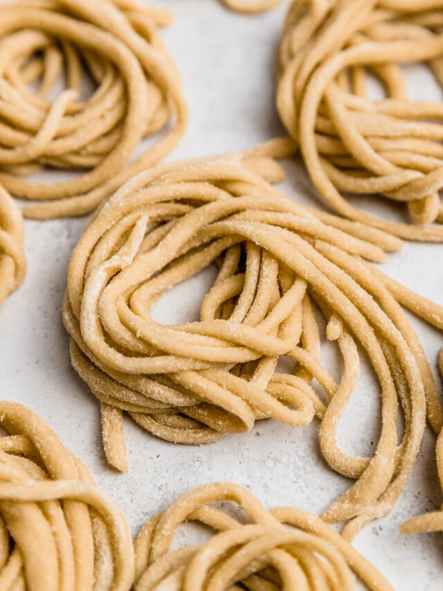 Hand-rolled Pici Pasta