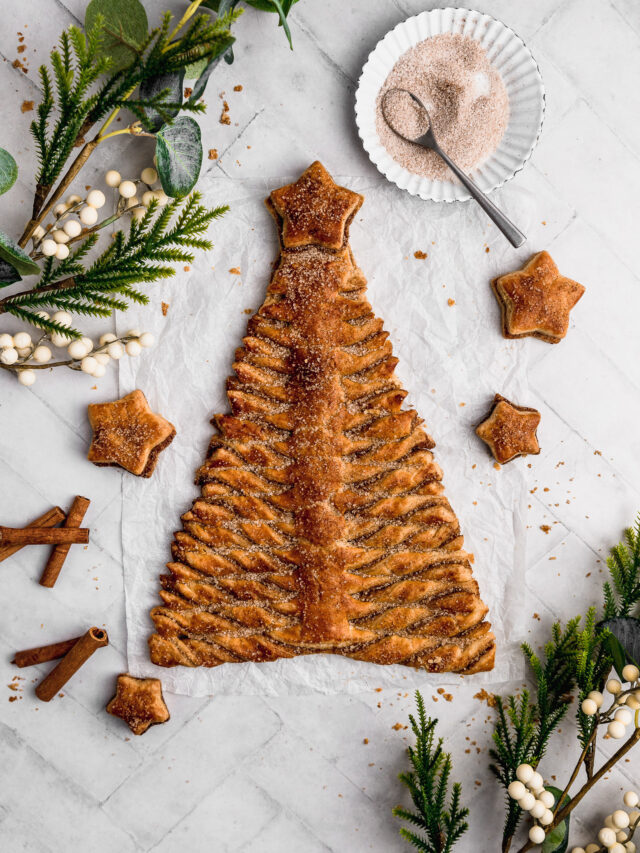 Puff pastry Christmas Tree