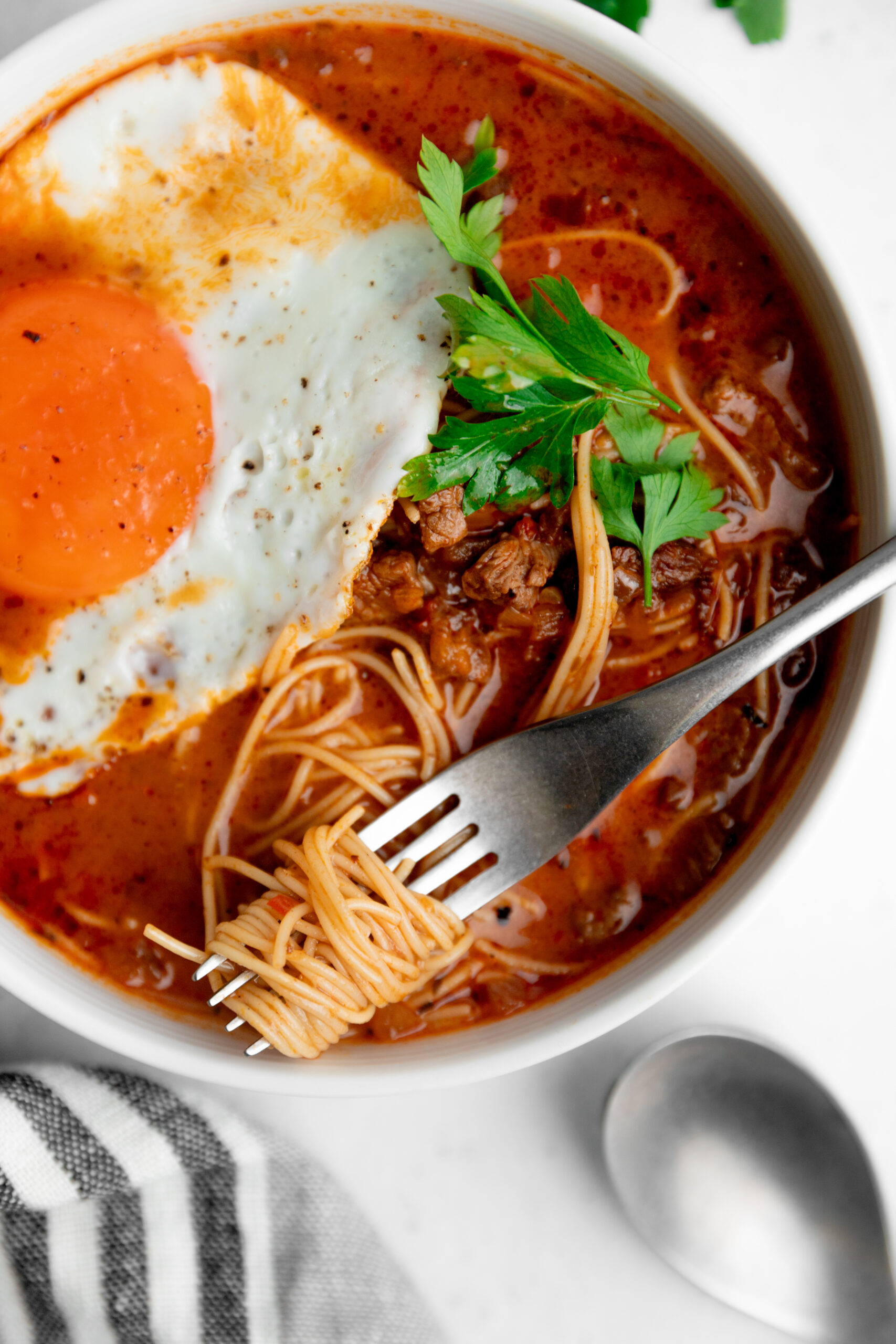 Traditional Peruvian Sopa Criolla (Creole Beef Soup)